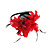  Romantic Fascinator With Feather Weddding/Partying/Honeymoon Barrette