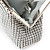  in raso con strass austria / borsette da sera aluminiumsheet / frizioni più colori disponibili