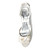  tomaia in raso tacco medio peep-dita dei piedi con scarpe da sposa bowknot nuziale (0.984-r-059)