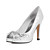  La tomaia in pelle tacco a spillo pompe con strass matrimonio / partito / sera scarpe