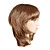  Capless Shoulder-length Top Grade Quality Synthetic Flaxen Brown Straight Hair Wig