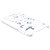  Cartoon Transparent Edge Protective PVC Case Cover for iPhone 3G/3GS (White)