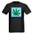  Sound and Music Activated Spectrum VU Meter EL Visualizer LED T-shirt (4*AAA)