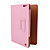  di alta qualità cross-grana caso piuma per ipad2 (rosa)