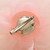  chiffon med rhinestone bryllup brude blomst / medaljon