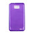  protection en TPU pour Samsung Galaxy S i9100 ⅱ - violet translucide