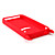 Devil Protective Silica Gel Case for iPhone4 - Red