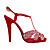  Leather Upper Stiletto Heel Peep Toe With Rhinestone Party/ Evening Shoes