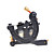  machine complète kit de tatouage 1 pistolet forme spéciale avec écran LCD alimentation
