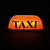  gelben Dach Taxi Licht / sign 12v mit Magnetfuß