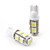  t10 1.5W 9x5050 SMD LED à lumière blanche pour lampe ampoule voiture tournant signal de 2-pack)