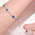  Damen / Kind Kristall Bettelarmband in Silber-Legierung