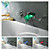  LED Waterfall Tub Faucet with Pull-out Hand Shower (Wall Mount)