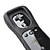  Mando MotionPlus y Nunchuck con Carcasa para el Wii/Wii U Negro