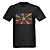  sonores et la musique activée Vu-mètre spectre Visualizer el t-shirt (4 * AAA)