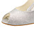  Sparkling Glitter Upper Stiletto Heel Peep Toe With Sparkling Glitter Wedding Shoes More Colors Available