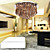  240W krystal flush mount med 12 lys i runde (G4 pære base)