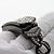  Fashionable Women's PC Quartz Bracelet Watch with Grey Alloy Band