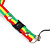  tela correa de cuello para teléfonos celulares y aparatos (rojo, amarillo, verde)