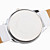  Women's and Girl's Watch Watchband White Dial Plate (White)