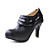  gamuza cono botines talón con volantes zapatos de fiesta / noche, más colores disponibles