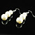  Gorgeous Imitation Pearl Wedding Bridal Jewelry Set Including Necklace Bracelet And Earrings