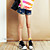  paillettes nier shorts
