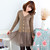 ts chaqueta con falda de gasa