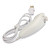  2-in-1 MotionPlus Remote Controller and Nunchuk + Case for Wii/Wii U (White)