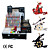  3 kit de tatouage fusils avec Power LCD et 40 d'encre couleur