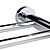 gepolijst chroom massief messing 25-inch badkamer plank met handdoekhouder