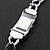  femmes à la mode de montre bracelet à quartz pc avec une bande en alliage argentées