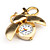  Stainless Steel Pocket Watch with Keychain