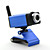  2.4ghz câmara web sem fio elegante design com microfone embutido para vídeo chat