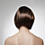 senza cappuccio 100% umano capelli corti parrucca stile bob direttamente 5 colori da scegliere