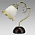  Antique Inspired Table Light in Floral Shade
