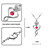  Crystal Elegant knot Necklace