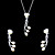  Freshwater Pearl With Alloy Plating Bridal Necklace & Earrings