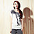  ts cebra impreso t-shirt