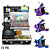  3 de ferro fundido kit tattoo armas com poder de lcd e 55 de tinta de cor