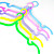  Travel Plastic Foldable Clothes Hanger (5 pcs)