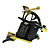  3 Cast Iron Guns Tattoo Kit with LCD Power and 55 Color Ink