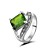  splendido anello in lega con strass placcato colori più disponibile