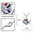  Fish Design Crystal Necklace