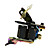  3 de ferro fundido kit tattoo armas com poder de lcd e 55 de tinta de cor