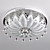  cristal de exuberante montaje empotrado con 6 luces en el diseño floral redonda