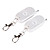  3-clave de control remoto mini-llavero