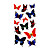  6 Pcs Jewelry and Butterfly Mixed Temporary Tattoo