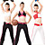  da donna sportiva palestra adatta abbigliamento fitness (top + pantaloni)