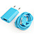  Adaptateur AC/Chargeur Coloré avec Câble de Chargement pour iPhone 4/4S/3G/3GS